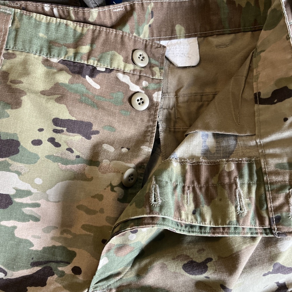 Army‎ Combat Uniform Trousers Pants Medium OCP Camouflage Insect Shield - Picture 2 of 8